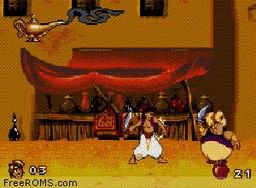 Aladdin Gameboy online game screenshot 3