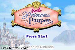Barbie - The Princess And The Pauper online game screenshot 2