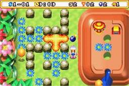 Bomberman Max 2 - Blue Advance online game screenshot 1