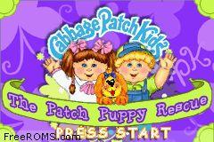 Cabbage Patch Kids - The Patch Puppy Rescue online game screenshot 2