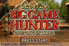 Cabela's Big Game Hunter - 2005 Adventures game screenshot 1 Cabela's Big Game Hunter - 2005 Adventures online game screenshot 1