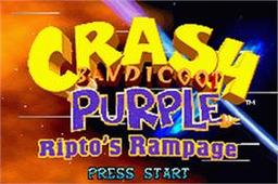 Crash Bandicoot Purple - Ripto's Rampage game screenshot 2 Crash Bandicoot Purple - Ripto's Rampage online game screenshot 2
