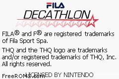 Fila Decathlon online game screenshot 2