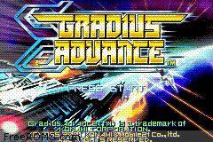 Gradius Advance online game screenshot 2