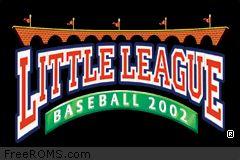Little League Baseball 2002 online game screenshot 2