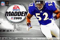 Madden NFL 2005 online game screenshot 2