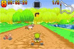 Shrek - Swamp Kart Speedway online game screenshot 1
