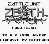 Battle Unit Zeoth online game screenshot 1