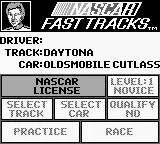 Bill Elliott's NASCAR Fast Tracks online game screenshot 2