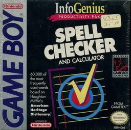 Houghton Mifflin Spell Checker and Calculator online game screenshot 1