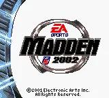 Madden NFL 2002 online game screenshot 1