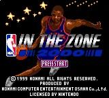 NBA In The Zone 2000 online game screenshot 1