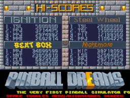 Pinball Dreams online game screenshot 3