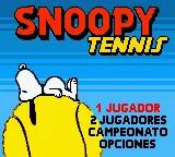 Snoopy Tennis online game screenshot 3
