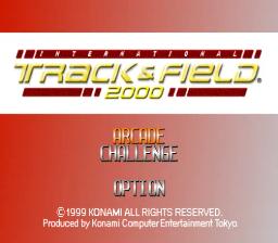 International Track & Field 2000 online game screenshot 1