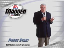 Madden NFL 2002 online game screenshot 1