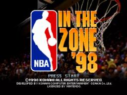 NBA In the Zone '98 online game screenshot 1