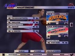 NBA Live 2000 online game screenshot 2