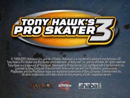 Tony Hawk's Pro Skater 3 online game screenshot 3