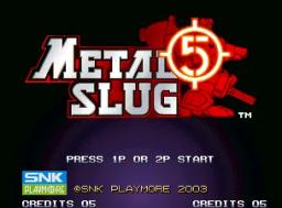 Metal Slug 5 online game screenshot 1