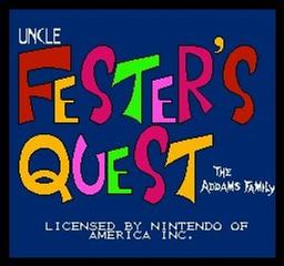 Addams Family: Fester's Quest online game screenshot 1