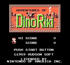 Adventures of Dino Riki game screenshot 1 Adventures of Dino Riki online game screenshot 1