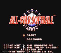 All-Star Softball online game screenshot 1