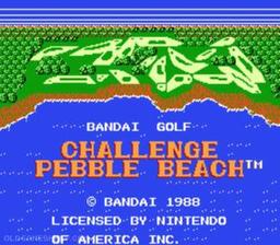 Bandai Golf - Challenge Pebble Beach online game screenshot 1