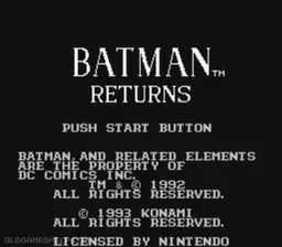 Batman Returns online game screenshot 2