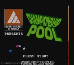 Championship Pool online game screenshot 2