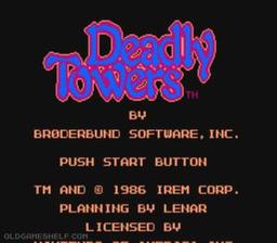 Deadly Towers online game screenshot 1