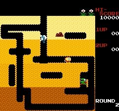 Dig Dug online game screenshot 2