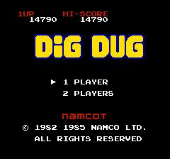 Dig Dug online game screenshot 1