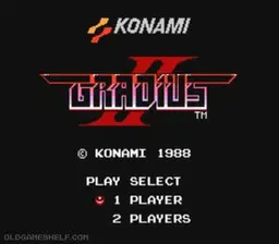 Gradius 2 online game screenshot 2