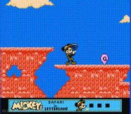 Mickey's Safari in Letterland online game screenshot 1