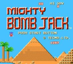 Mighty Bomb Jack online game screenshot 2