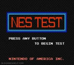NES Test Cart (Official Nintendo) online game screenshot 1