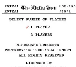 Paperboy online game screenshot 1