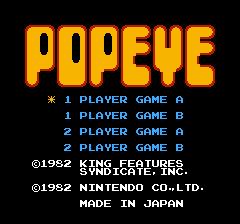 Popeye online game screenshot 2