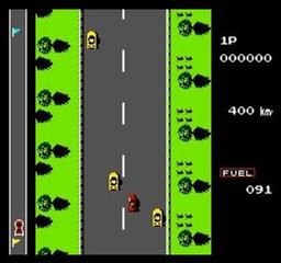 Road Fighter online game screenshot 1