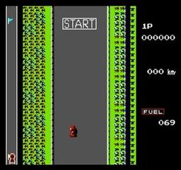 Road Fighter online game screenshot 2