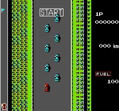 Road Fighter online game screenshot 2