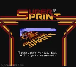 Super Sprint online game screenshot 2