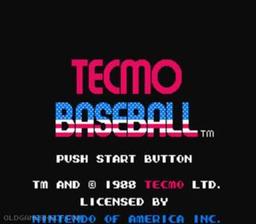 Tecmo Baseball online game screenshot 1