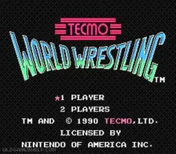 Tecmo World Wrestling online game screenshot 1