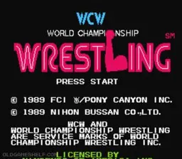 WCW Wrestling online game screenshot 1