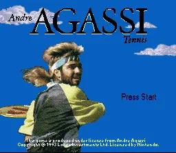 Andre Agassi Tennis online game screenshot 1