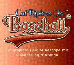 Cal Ripken Jr. Baseball online game screenshot 1