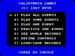 California Games online game screenshot 2