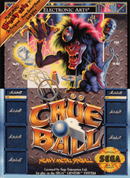 Crue Ball - Heavy Metal Pinball online game screenshot 1